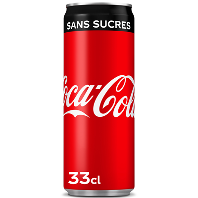 Coca cola sans sucre 