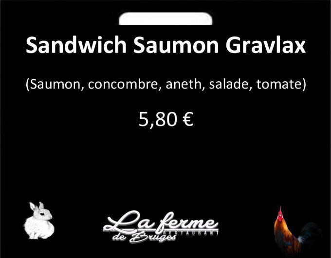 SANDWICH SAUMON GRAVLAX
